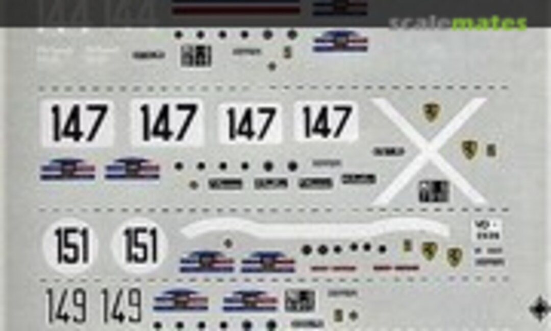 1:43 Ferrar 250 SWB (saradecals SD511) SD511