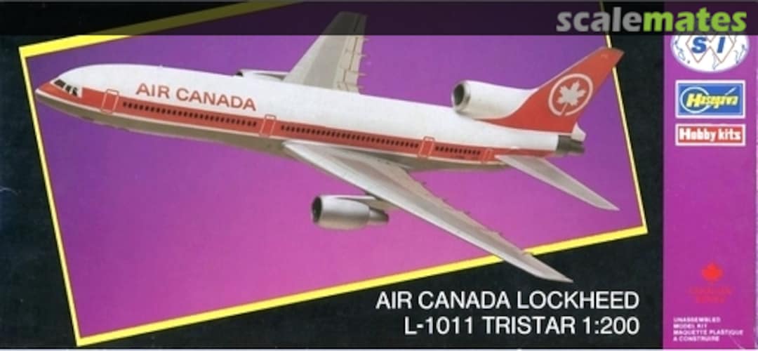 Boxart Air Canada Lockheed L-1011 Tristar NTL-H7 Hasegawa : SI (Shaben Int'l) Boxart Air Canada Lockheed L-1011 Tristar NTL-H7 Hasegawa : SI (Shaben Int'l)