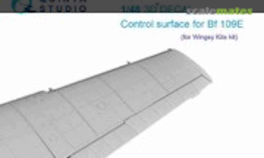 1:48 Bf 109E Control Surfaces 3D decals (Quinta Studio QP48001) QP48001