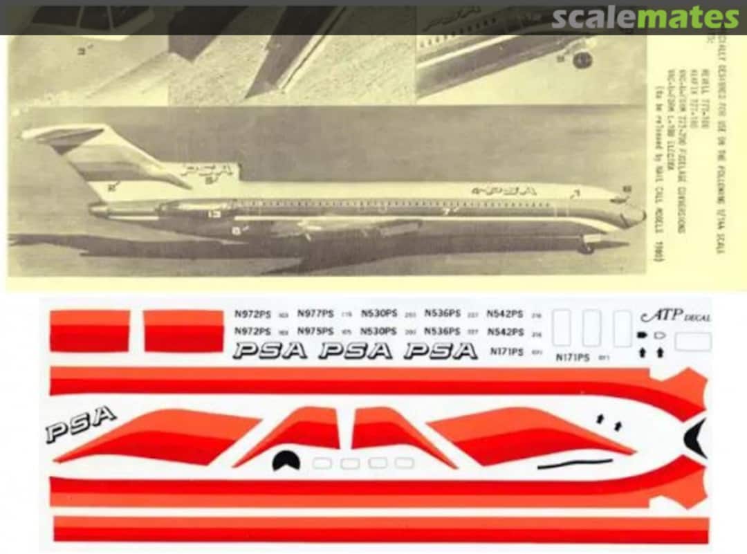 Boxart PSA Boeing 727 & Lockheed Electra AD5057 ATP Airliners America Boxart PSA Boeing 727 & Lockheed Electra AD5057 ATP Airliners America
