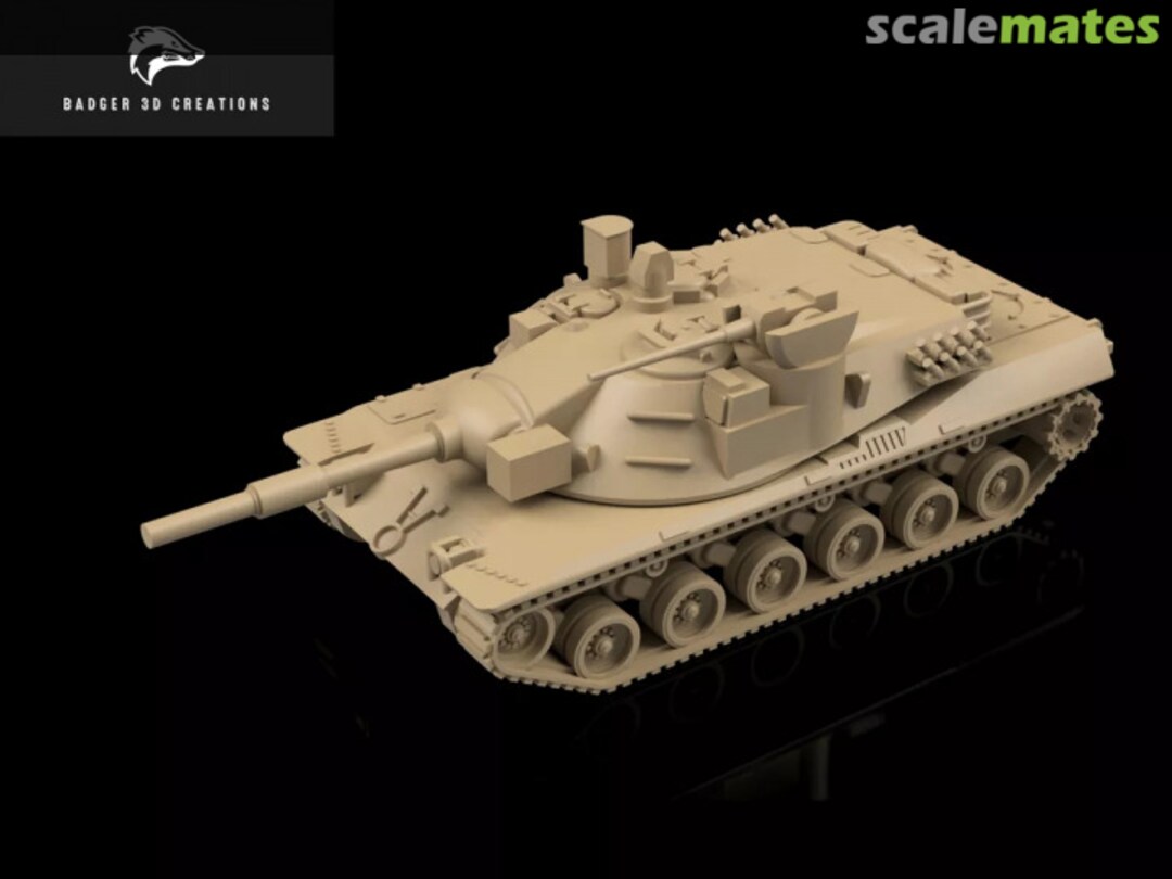 Boxart MBT-70 Tank Badger 3D Boxart MBT-70 Tank Badger 3D