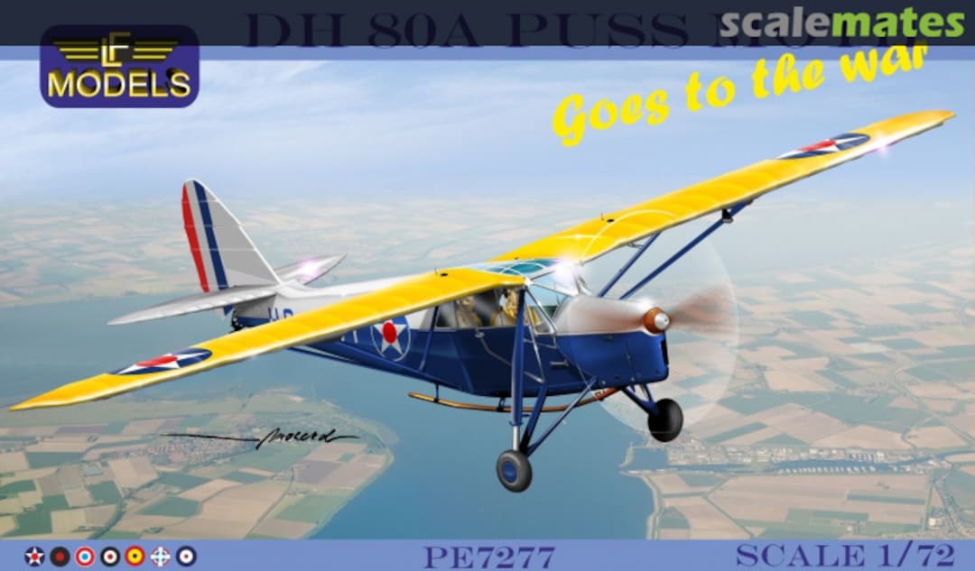 Boxart DH80A Puss Moth PE7277 LF Models Boxart DH80A Puss Moth PE7277 LF Models