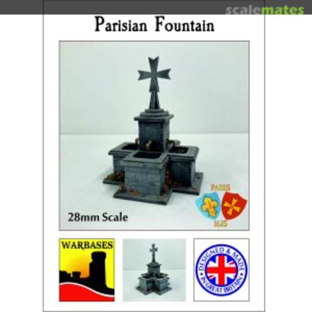 Boxart Parisian Fountain P1625-FONT Warbases Boxart Parisian Fountain P1625-FONT Warbases