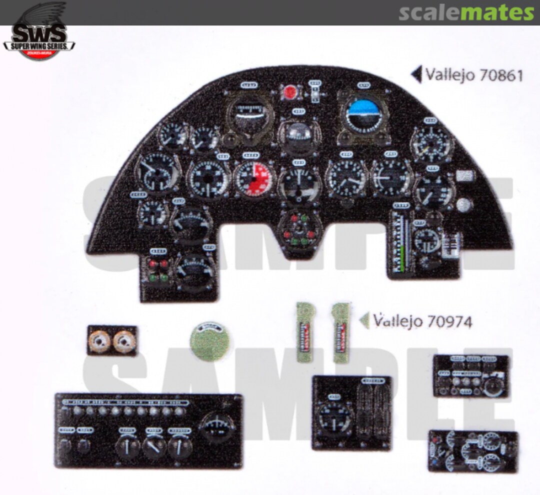 Boxart Shinden 3D Acrylic Instrument Panels Set SWS01-M10 Zoukei-Mura