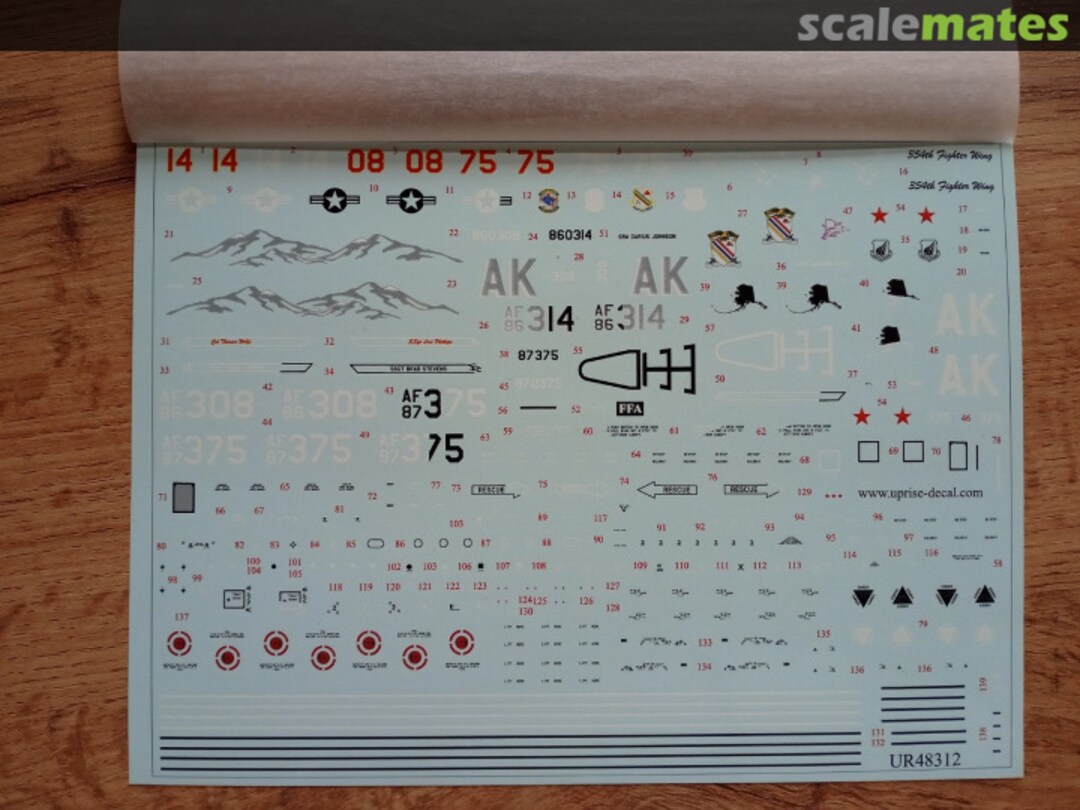 Contents F-16C/D Fighting Falcon (block 30) Aggressors Pt.2 UR48312 UpRise Decal Contents F-16C/D Fighting Falcon (block 30) Aggressors Pt.2 UR48312 UpRise Decal
