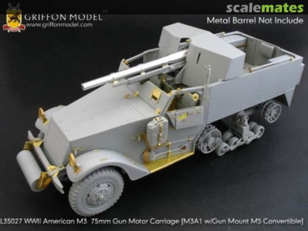 Boxart M3 75mm Gun Motor Carriage L35027 Griffon Model Boxart M3 75mm Gun Motor Carriage L35027 Griffon Model