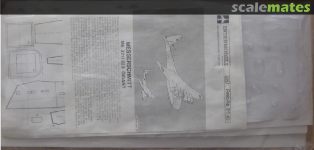 Boxart Messerschmitt Me 321/323 IM 49 Intermodell Boxart Messerschmitt Me 321/323 IM 49 Intermodell