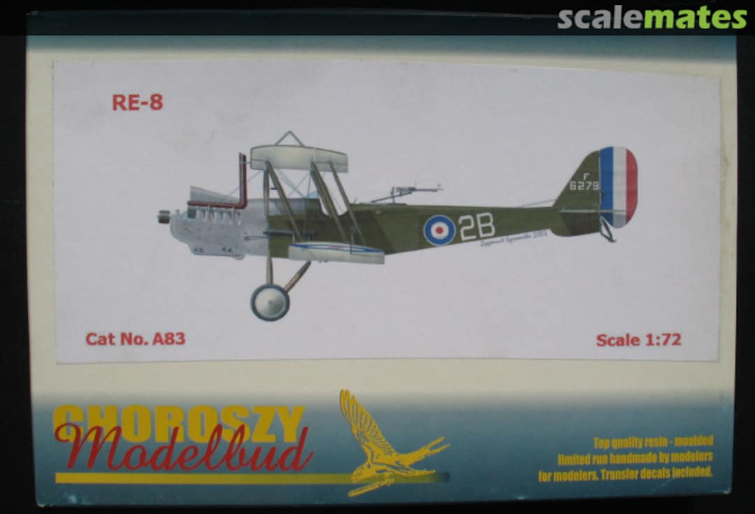 Boxart RE-8 A83 Choroszy Modelbud