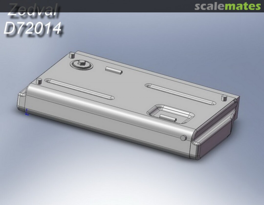 Boxart Oil Tank for T-72 D72014 Zedval Boxart Oil Tank for T-72 D72014 Zedval