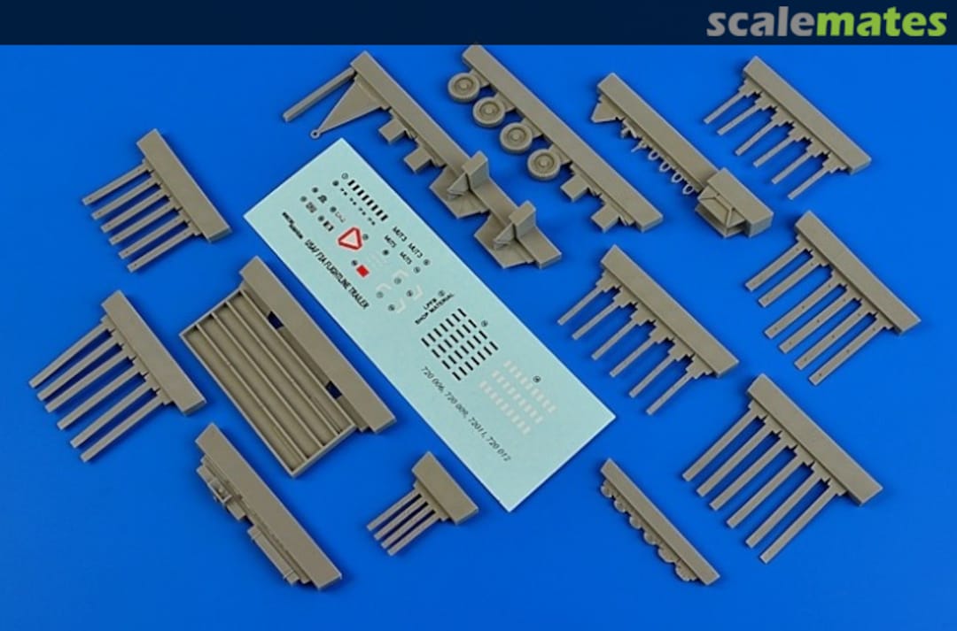 Boxart USAF F-2A flightline trailer (steel platform with racks) 720 009 Aerobonus Boxart USAF F-2A flightline trailer (steel platform with racks) 720 009 Aerobonus