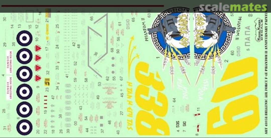 Contents Hellenic Air Force F-4E Phantom II Anniversary paintings D48058 ModelMaker Contents Hellenic Air Force F-4E Phantom II Anniversary paintings D48058 ModelMaker