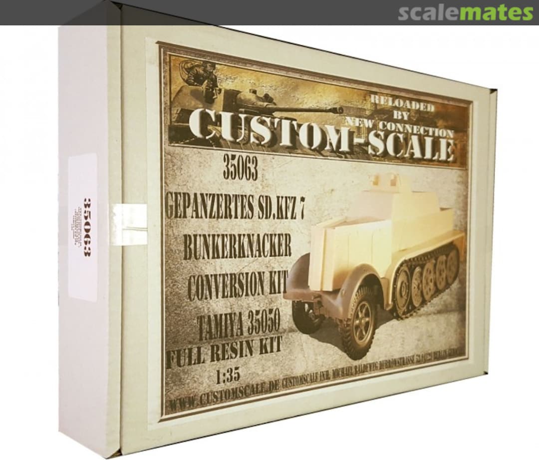 Boxart Gepanzertes Sd.Kfz. 7 Bunkerknacker 35063 Custom-Scale Boxart Gepanzertes Sd.Kfz. 7 Bunkerknacker 35063 Custom-Scale