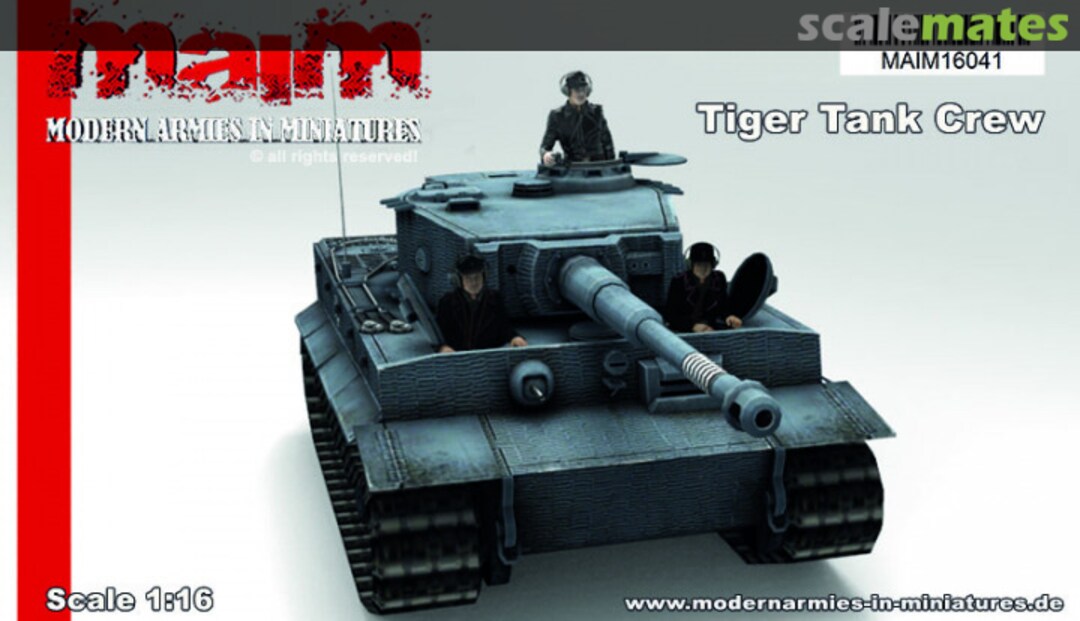 Boxart German Tank Crew WWII (3 Half Figures) MAIM16041 MAiM Boxart German Tank Crew WWII (3 Half Figures) MAIM16041 MAiM