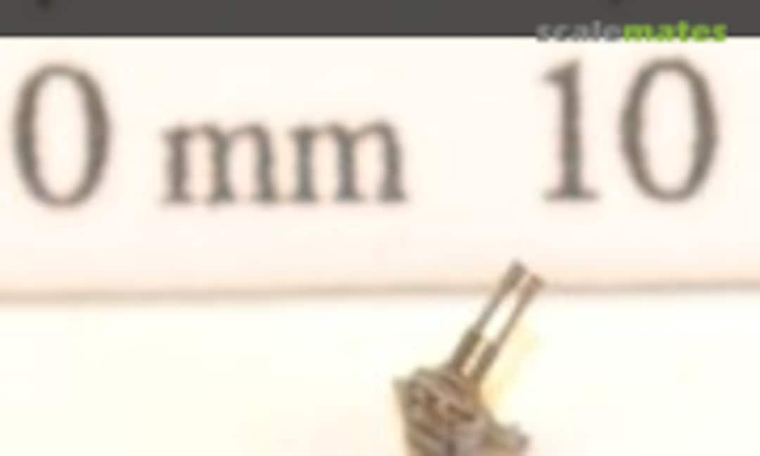 1:700 IJN 25-mm AA Guns Twin Pedestal Mount (3D Model Parts N702)