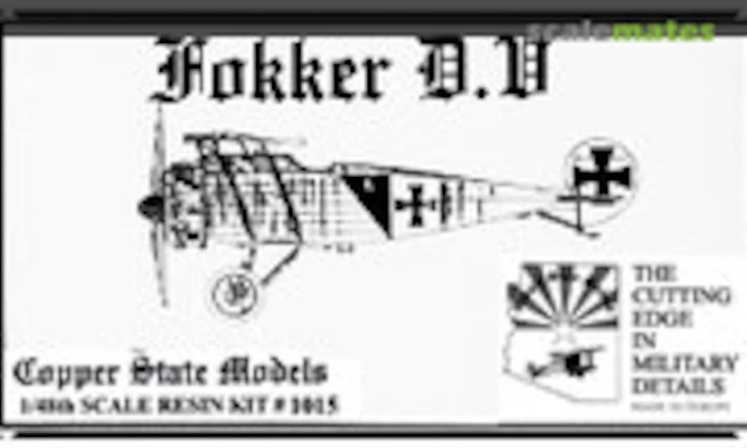 1:48 Fokker D.V (Copper State Models K1004) K1004