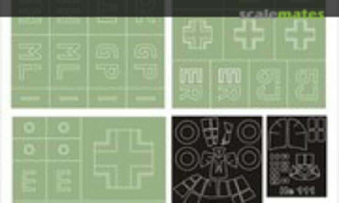 1:48 Heinkel He-111 Paint Mask (Canopy Masks + Insignia Masks) (Montex MM48146) MM48146