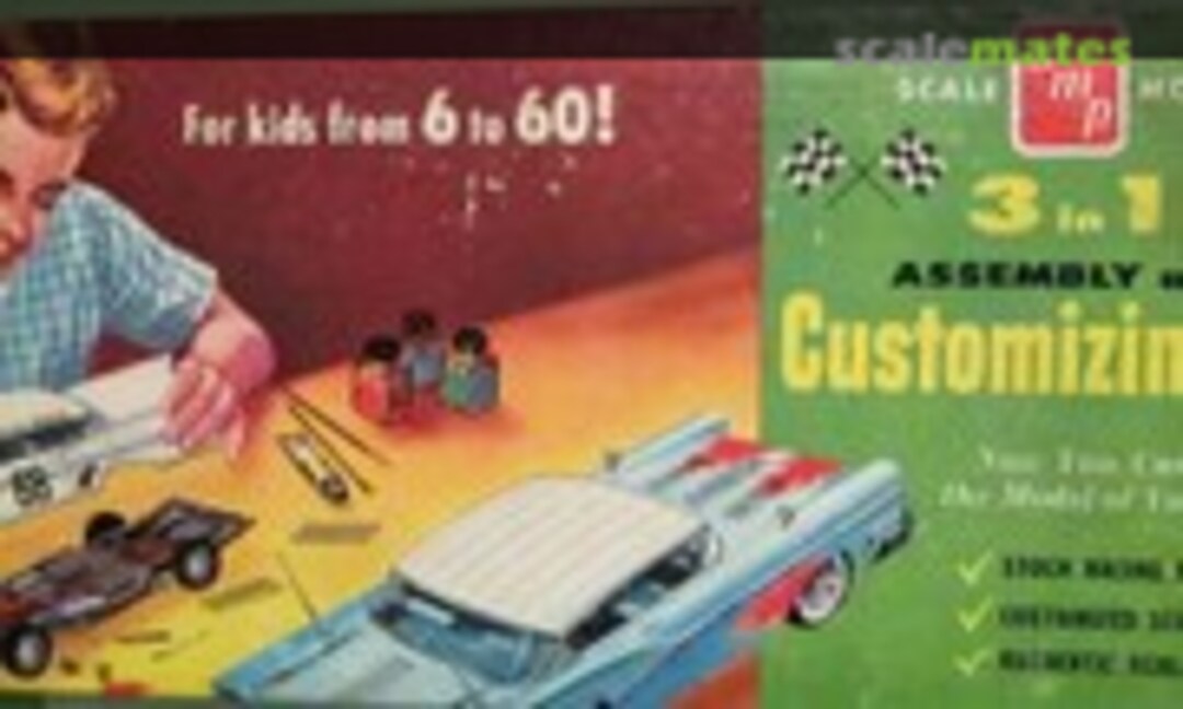 1:25 1958 Pontiac Bonneville 2 Door Hardtop (SMP 5PKHT)