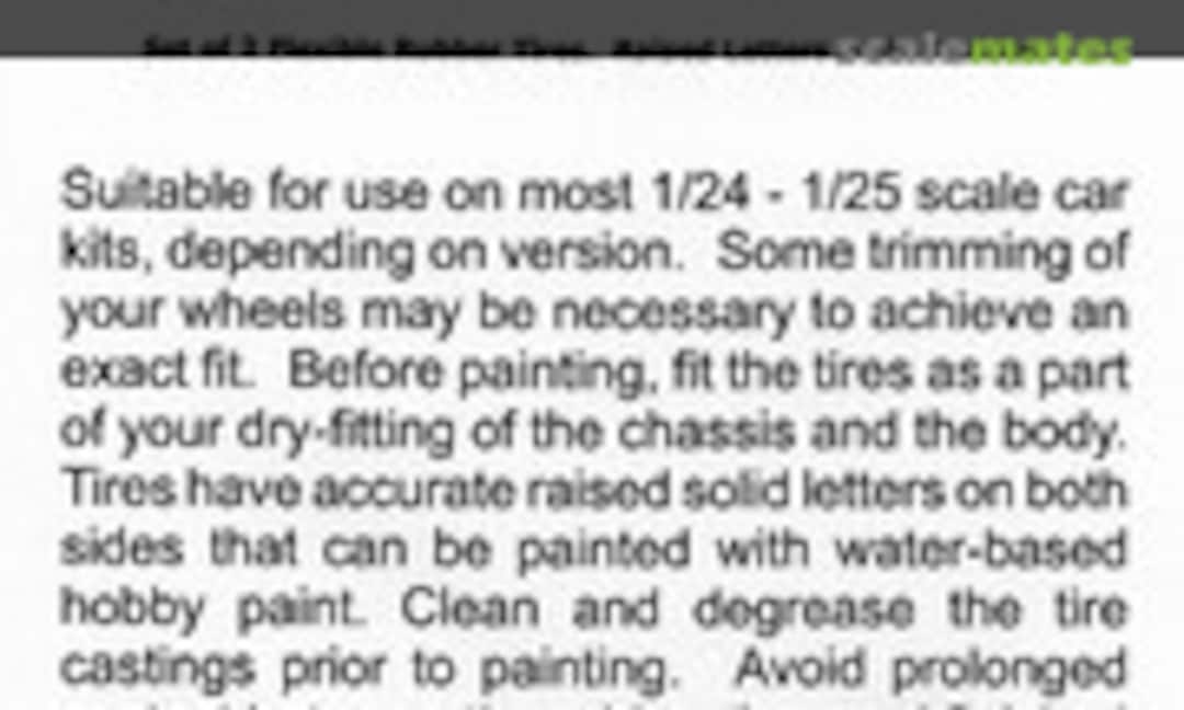 1:24 Mickey Thompson Indy Profile Tires N50-15 (Fireball Modelworks FMR-044-24) FMR-044-24