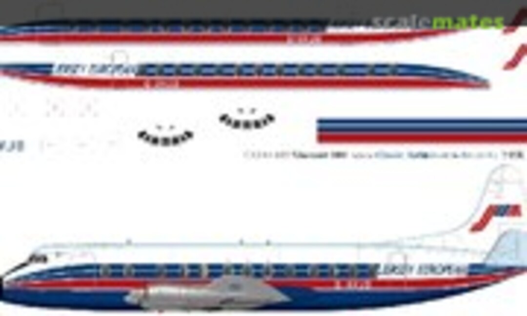1:144 Jersey European Viscount 800 (Classic Airlines CA144-603) CA144-603