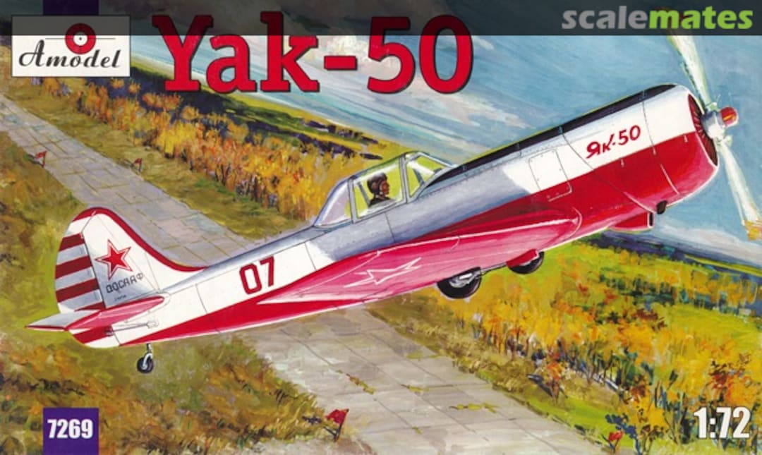 Boxart Yak-50 7269 Amodel Boxart Yak-50 7269 Amodel