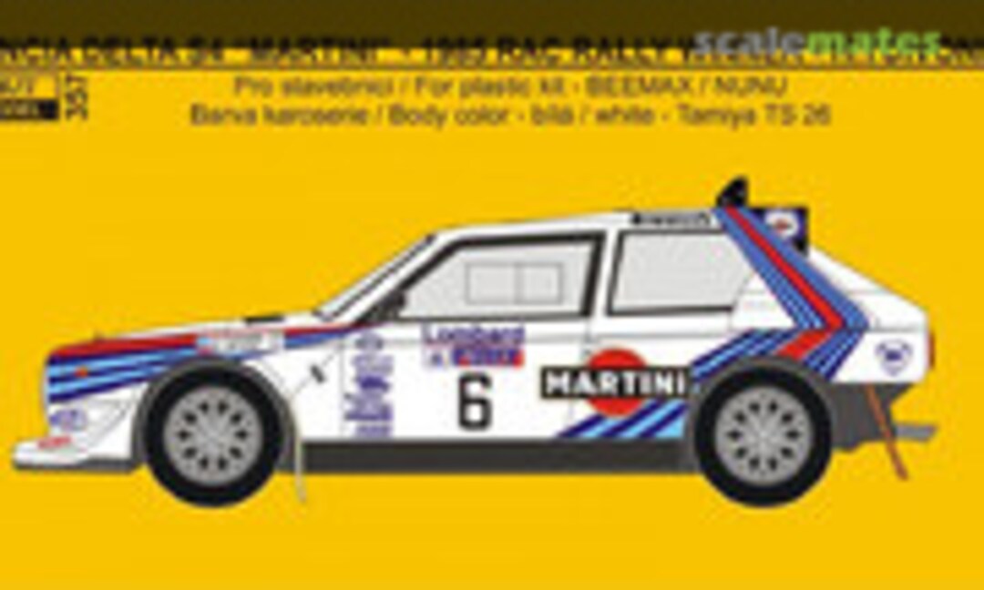 1:24 Lancia Delta S4 sponsored by Martini #6 (REJI Model 357) 357