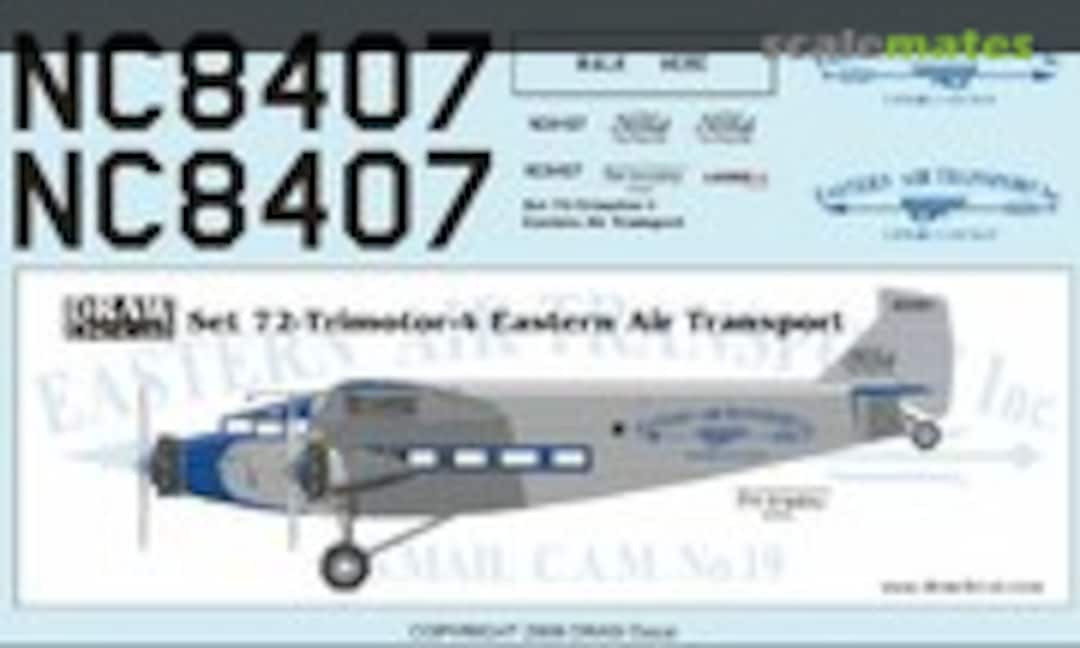 1:72 Ford AT-5 Trimotor (Draw Decal 72-Trimotor-4) 72-Trimotor-4