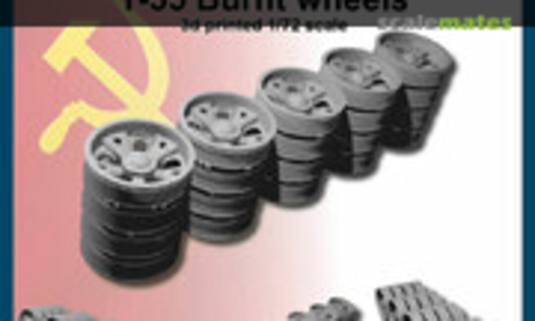 1:72 T-55 burnt wheels (FC Model Trend 72490) 72490