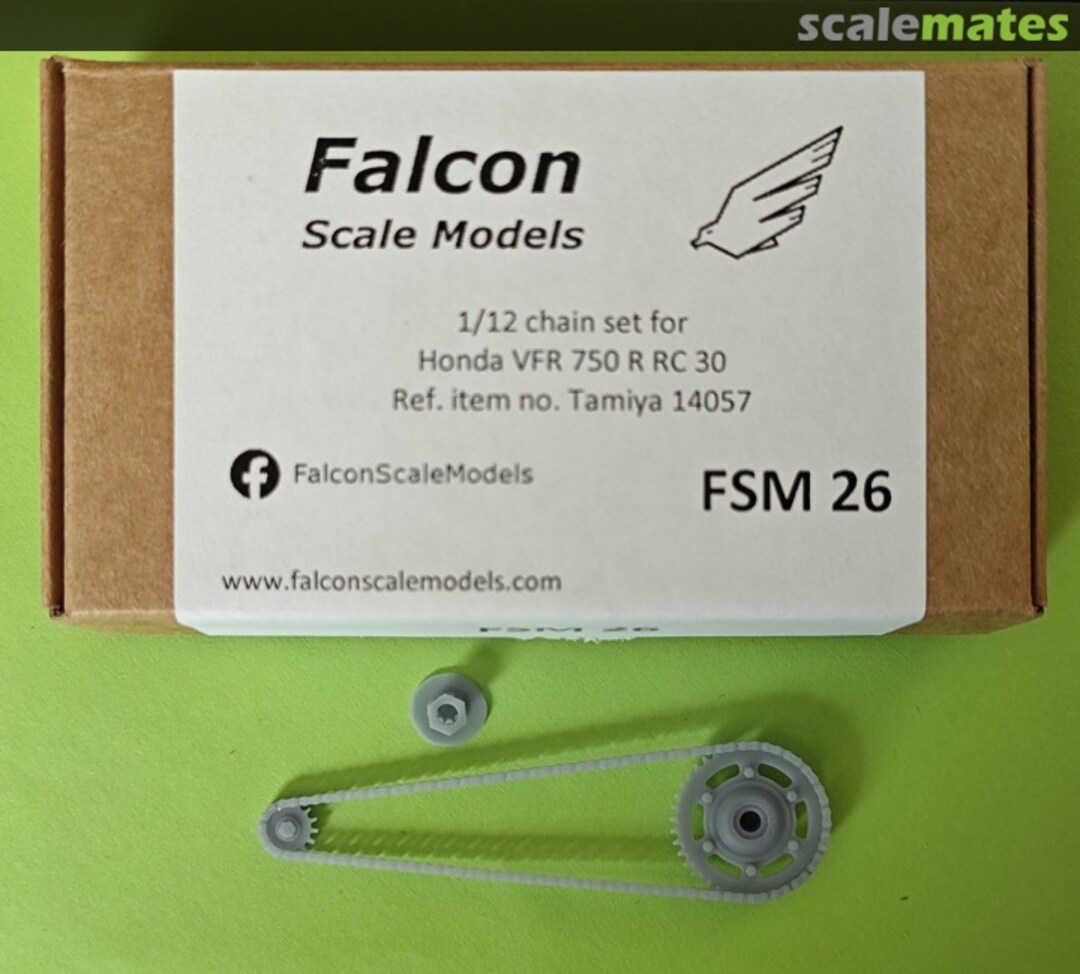 Boxart Honda VFR750R RC30 FSM26 Falcon Scale Models