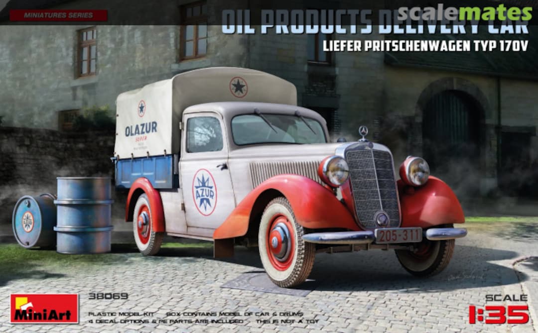 Boxart Oil Products Delivery Car 38069 MiniArt Boxart Oil Products Delivery Car 38069 MiniArt
