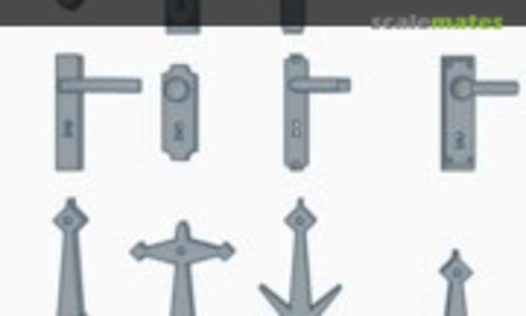 1:35 Door handle set for diorama (Armour Models (Slovakia) 35DS015) 35DS015