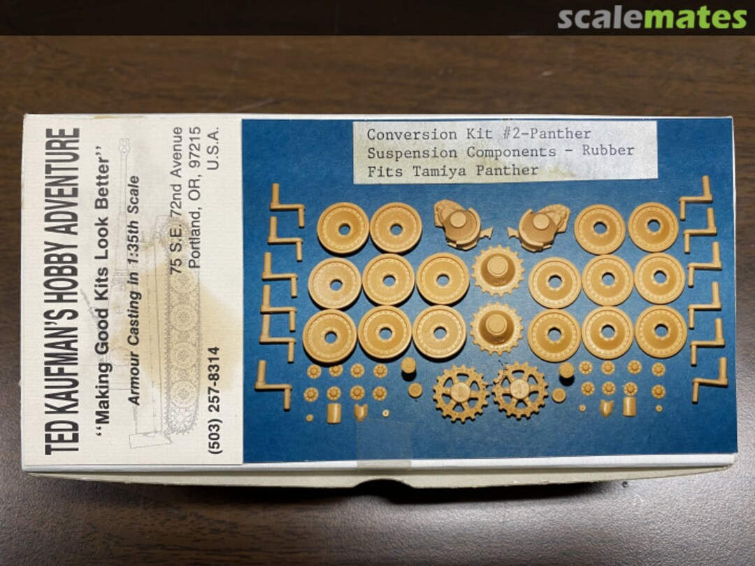 Boxart Panther A suspension components-rubber TK-2 Ted Kaufman's Hobby Adventure Boxart Panther A suspension components-rubber TK-2 Ted Kaufman's Hobby Adventure