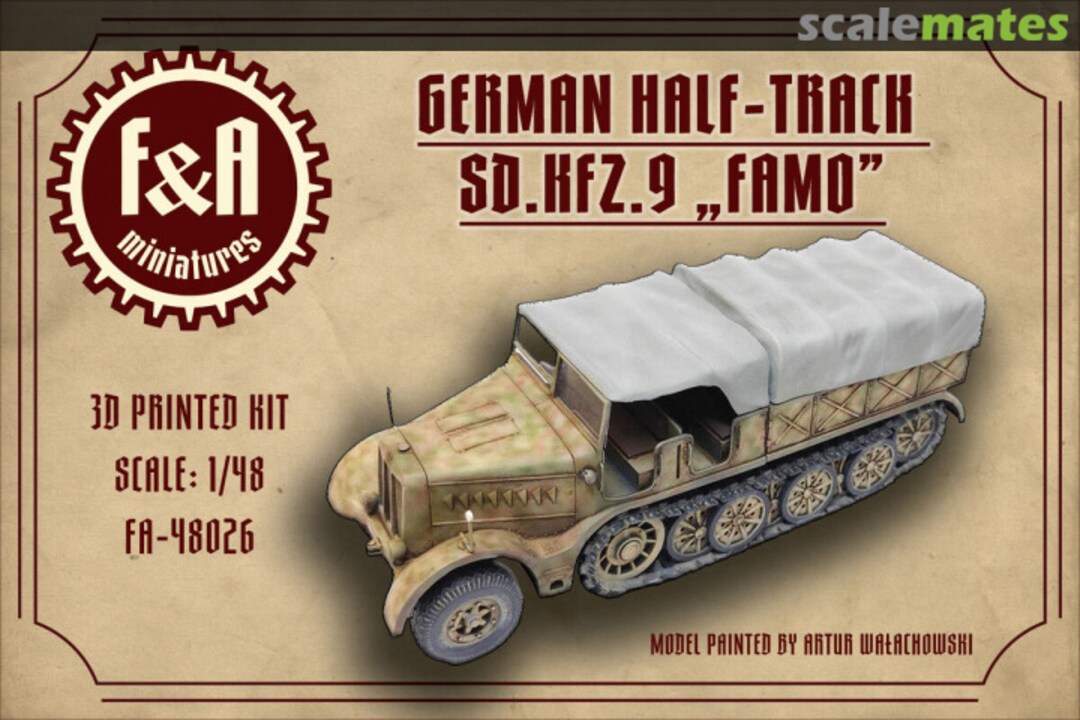 Boxart Sd.Kfz. 9 FA-48026 F&A Miniatures