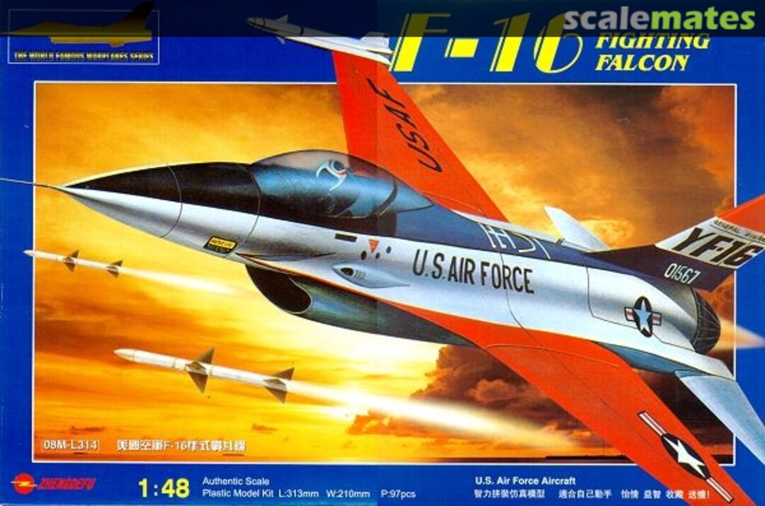 Boxart F-16 Fighting Falcon 08M-L314 Zhengdefu Boxart F-16 Fighting Falcon 08M-L314 Zhengdefu