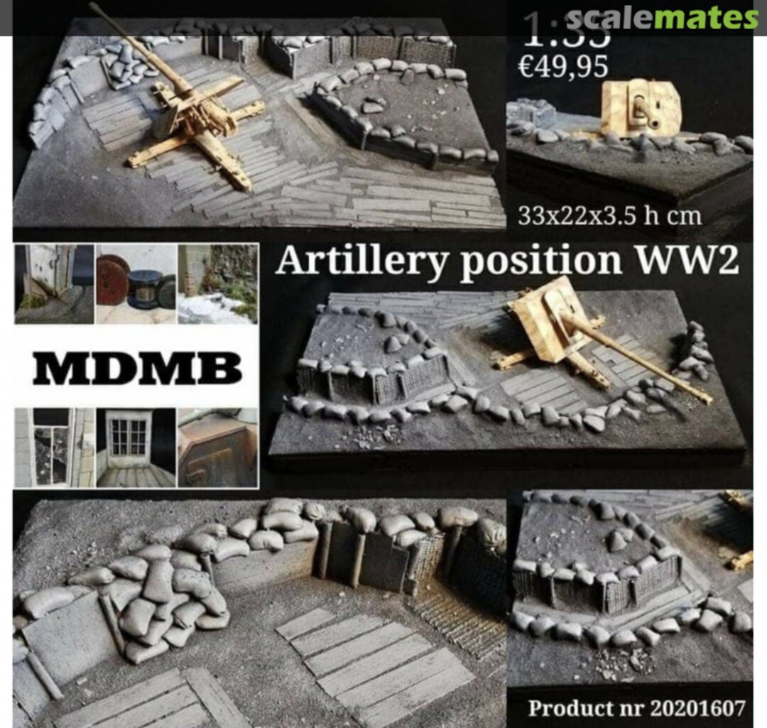 Boxart Artillery Position WW2 20201607 MDMB Modelbouw Boxart Artillery Position WW2 20201607 MDMB Modelbouw