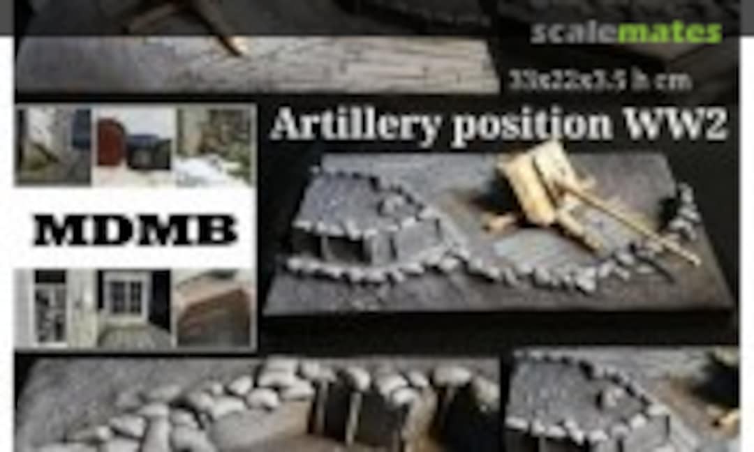1:35 Artillery Position WW2 (MDMB Modelbouw 20201607) 20201607