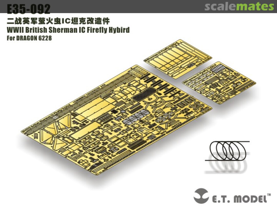 Boxart Sherman IC Firefly Hybird E35-092 E.T. Model
