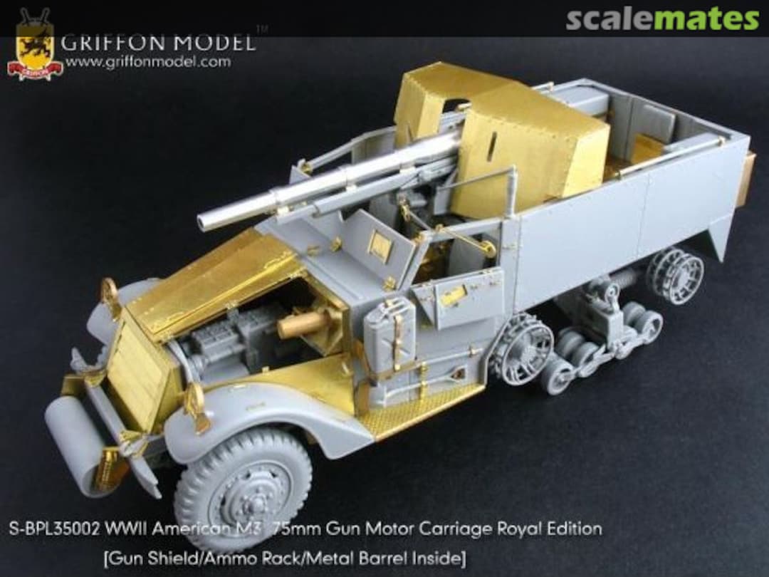 Boxart M3 75mm Gun Motor Carriage Royal Edition ~Dragon~ SBPL35002 Griffon Model Boxart M3 75mm Gun Motor Carriage Royal Edition ~Dragon~ SBPL35002 Griffon Model