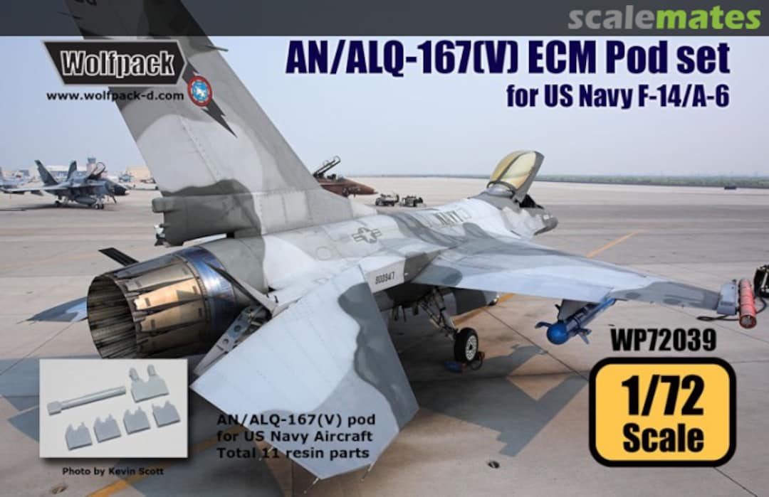 Boxart AN/ALQ-167(V) ECM Pod for US Navy F-14, A-6 WP72039 Wolfpack