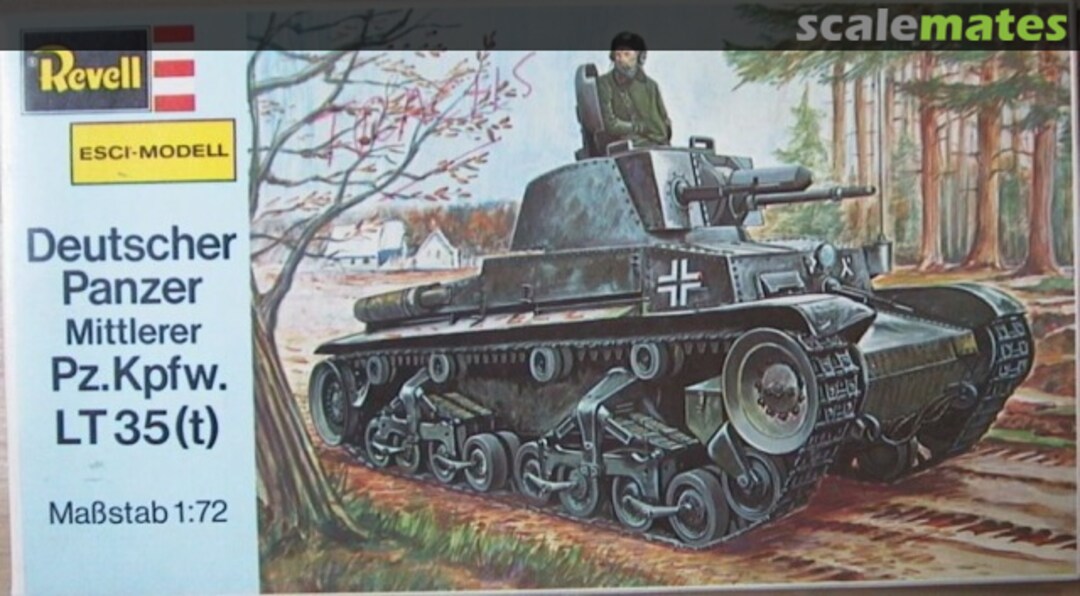 Boxart Pz.Kpfw. LT 35(t) H-2322 Revell/ESCI Boxart Pz.Kpfw. LT 35(t) H-2322 Revell/ESCI