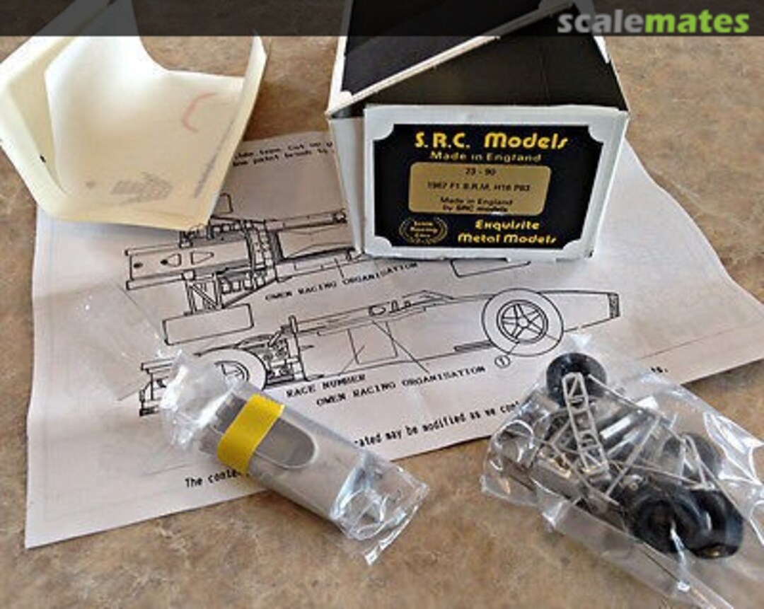Boxart BRM P83 H16 F1 SRC023 Scale Racing Cars