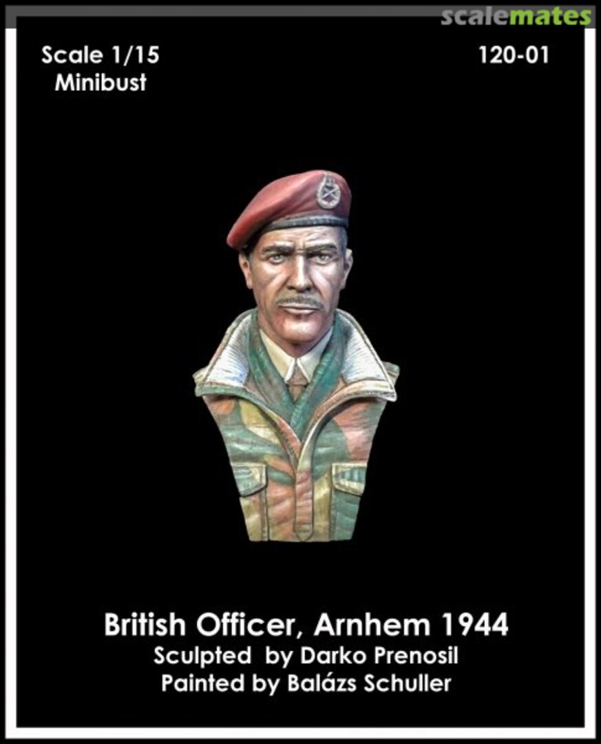 Boxart British Airborne Officer WWII (minibust) 120-01 Black Army Modells
