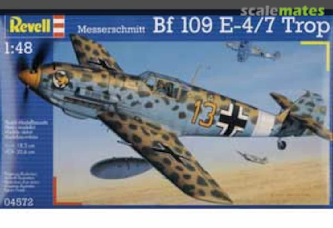 Boxart Messerschmitt Bf 109 E-4/7 Trop 04572 Revell