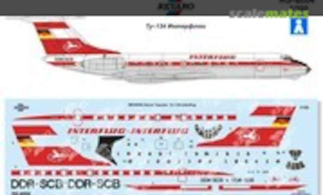 1:100 Tupolev Tu-134 Interflug (Revaro RG-B004) RG-B004