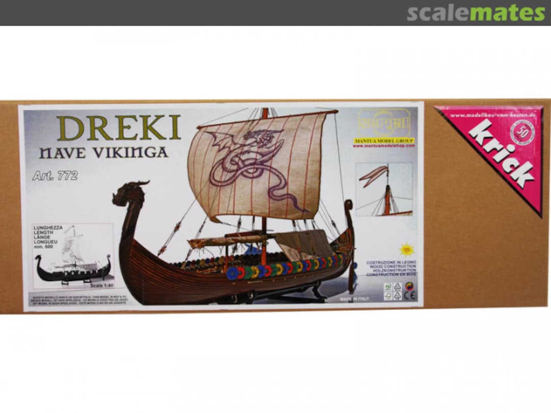 Boxart Dreko Nave Vikinga 772 Mantua Model Boxart Dreko Nave Vikinga 772 Mantua Model