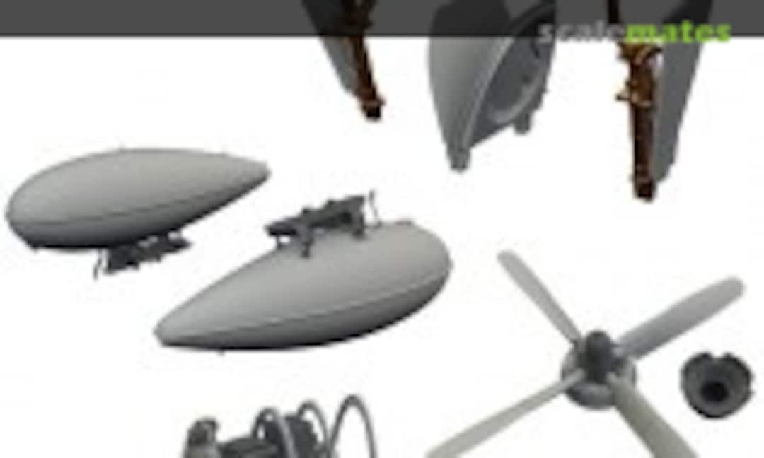 1:48 P-51B Malcolm Hood Canopy detail set (Eduard SIN648135) SIN648135