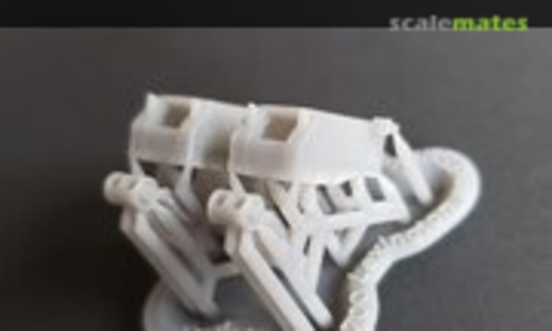 1:700 USS Lexington CV-2 and USS Saratoga CV-3 8"/55 cal. Turrets (Model Monkey 700-8in55 CV2-4) 700-8in55 CV2-4