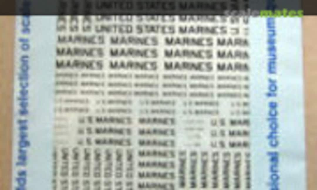 1:72 Marine Corps Titles and Station Names (Microscale 72-252)