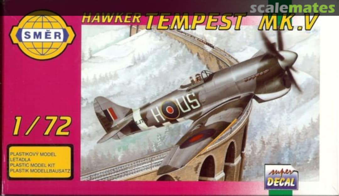 Boxart Hawker Tempest Mk.V 0848 Směr Boxart Hawker Tempest Mk.V 0848 Směr
