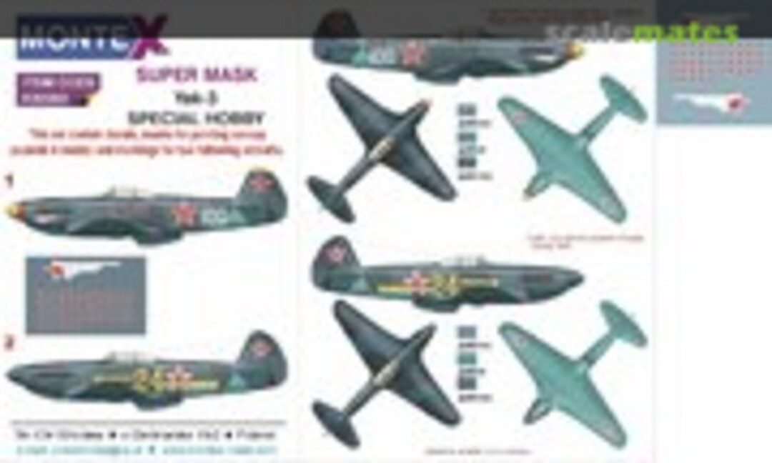 1:32 Yakovlev Yak-3 (Montex K32350) K32350