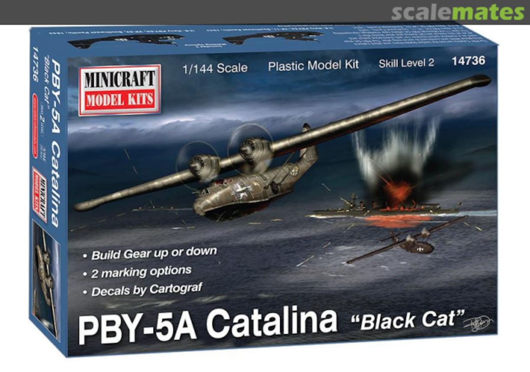 Boxart PBY 5/5A Catalina 14736 Minicraft Model Kits Boxart PBY 5/5A Catalina 14736 Minicraft Model Kits